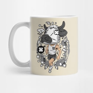 athlete cow head Mug